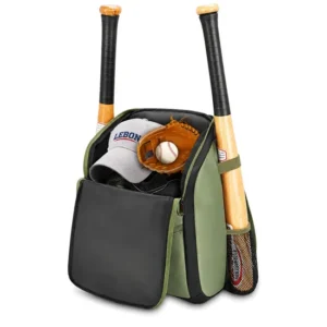 Custom Polyester Sports Equipment Backpack with Multiple Pockets for Baseball and Softball