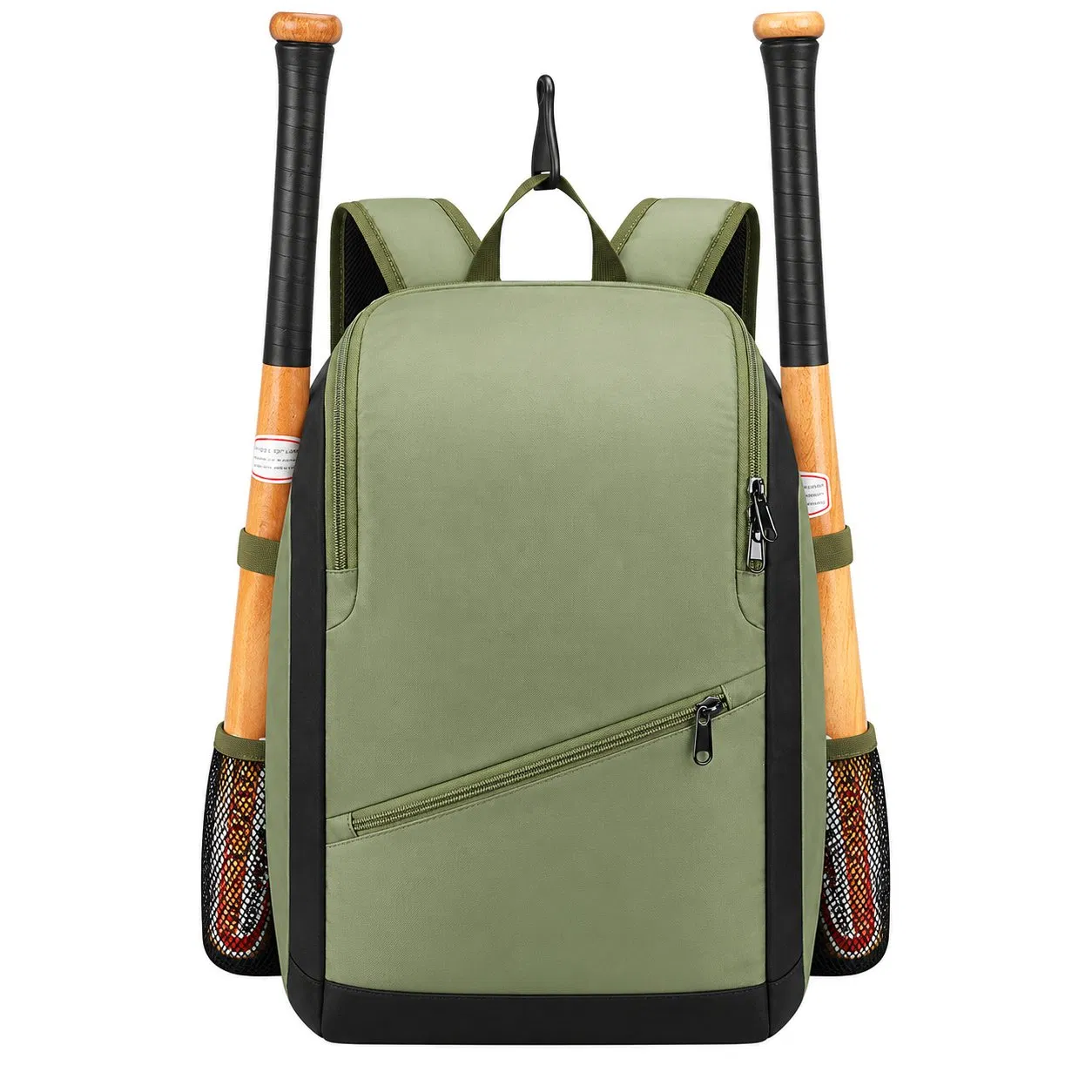 Custom Polyester Sports Equipment Backpack with Multiple Pockets for Baseball and Softball