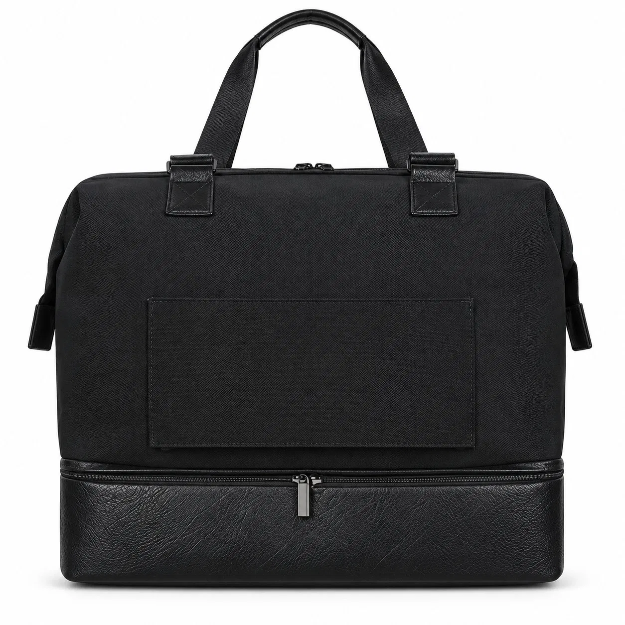 Custom Oxford Weekender Travel Duffle Bag with Adjustable Strap and Shoe Compartment