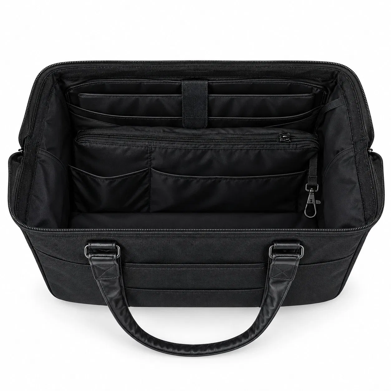 Custom Oxford Weekender Travel Duffle Bag with Adjustable Strap and Shoe Compartment