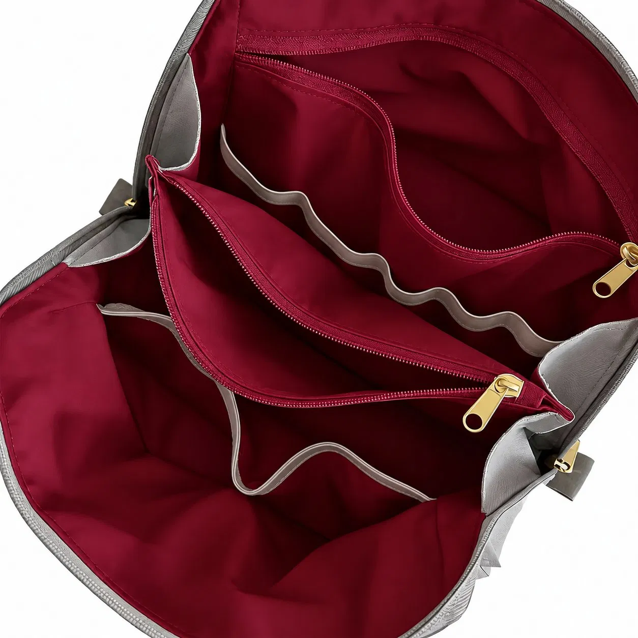 Custom Nylon Open Flat Cosmetic Toiletry Bag with Zipper for Portable Travel Storage