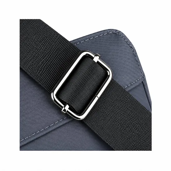 Custom Nylon Sling Crossbody Shoulder Bag with Organizer Pockets for Office and Travel