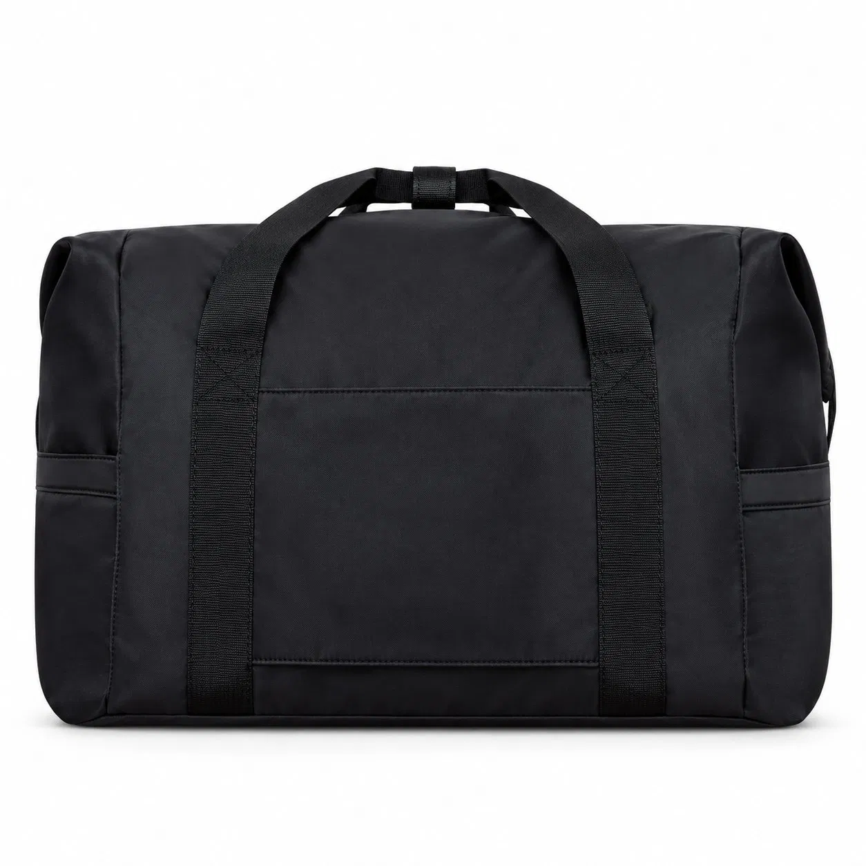 Custom Polyester Weekender Duffle Bag with Zipper and Carry Handles for Travel and Sports