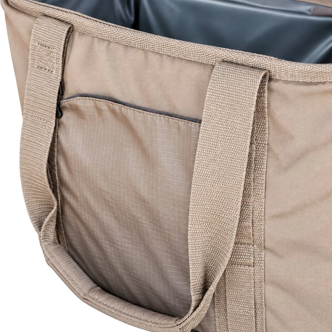 Custom Polyester Insulated Cooler Tote with Adjustable Strap for Beach Picnics and Camping