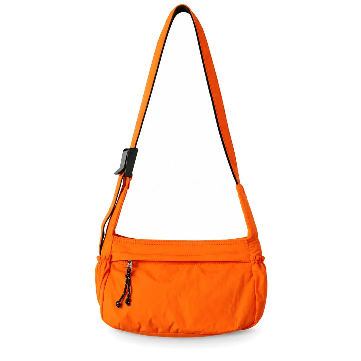 Custom Logo Lightweight Women Crossbody Shoulder Bag with Adjustable Strap and Zipper Pockets