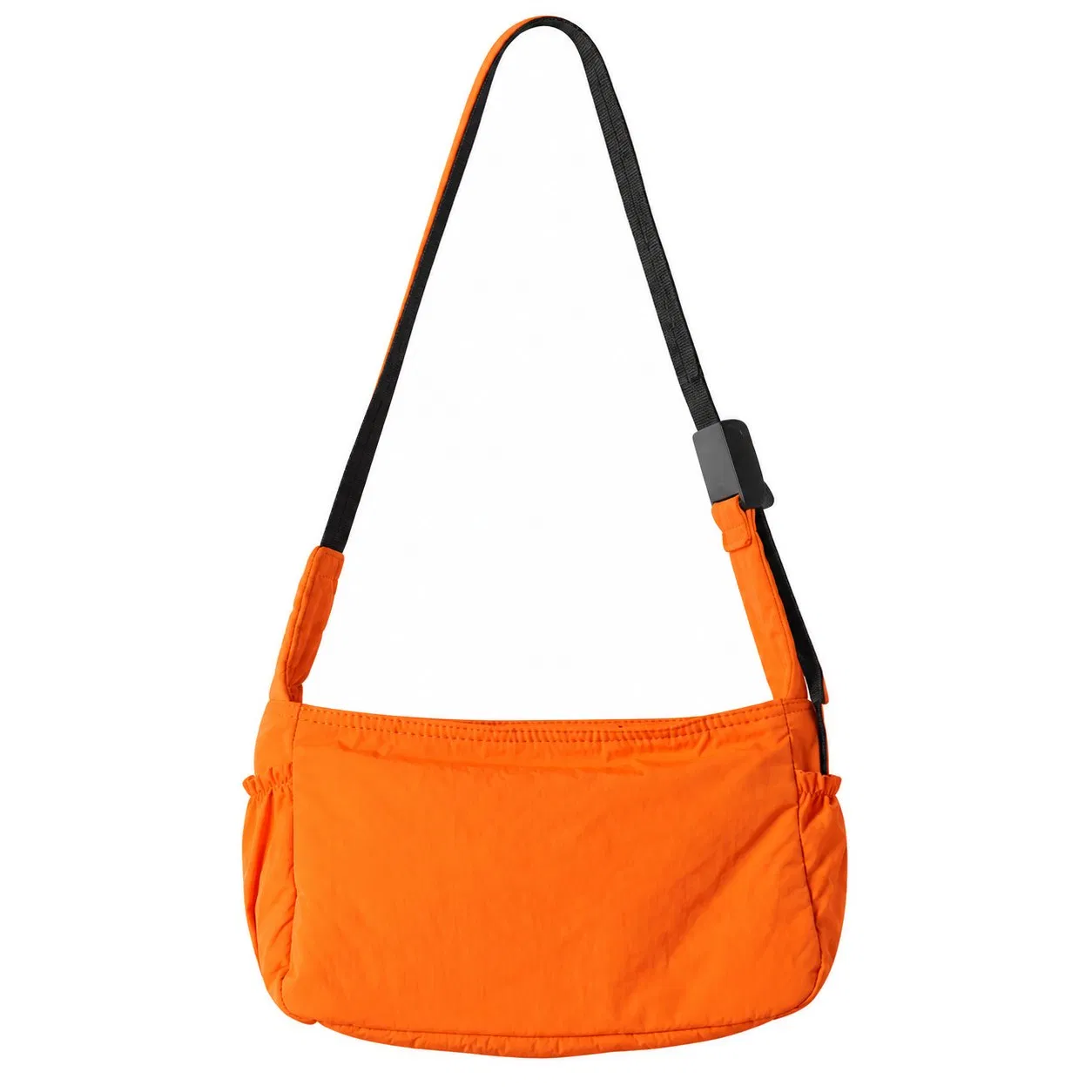 Custom Logo Lightweight Women Crossbody Shoulder Bag with Adjustable Strap and Zipper Pockets