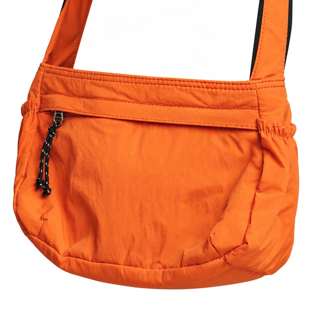 Custom Logo Lightweight Women Crossbody Shoulder Bag with Adjustable Strap and Zipper Pockets