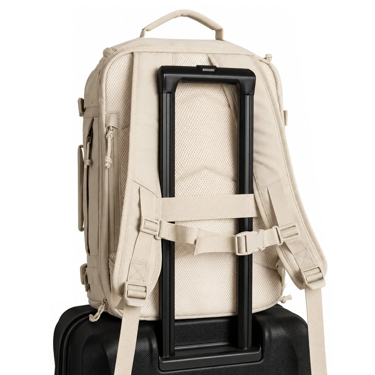 Custom Logo Lightweight Laptop Travel Backpack with Anti Theft Zipper USB Feature and Shoe Compartment