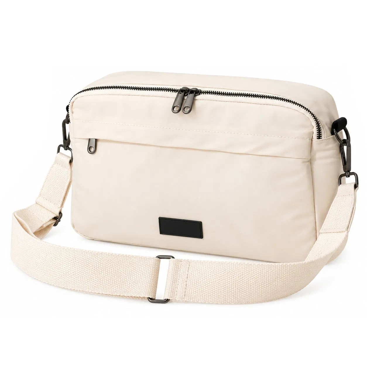 Custom Puffy Stroller Organizer Diaper Bag with Insulated Bottle Holders and Shoulder Strap