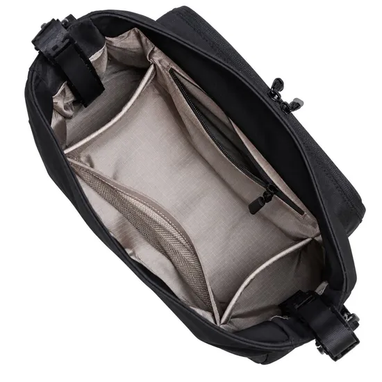 Custom Nylon Convertible Stroller Organizer Diaper Bag with Bottle Holders and Detachable Wristlet