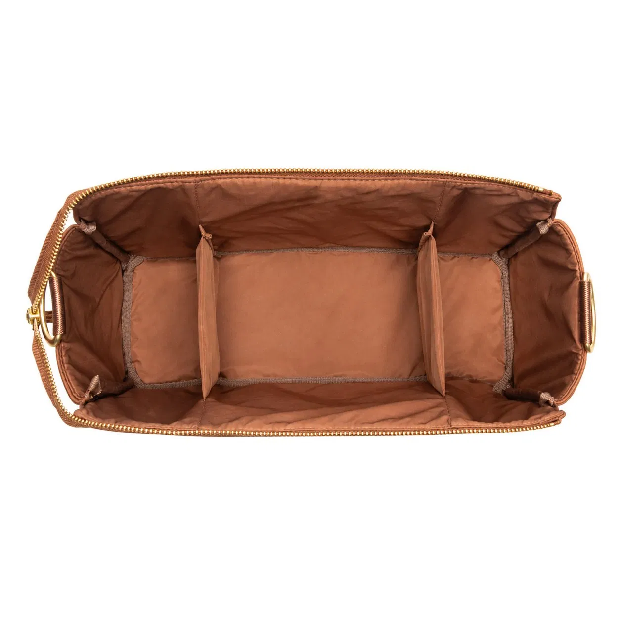Custom PU Leather Stroller Organizer Diaper Bag with Insulated Cup Holders and Shoulder Straps