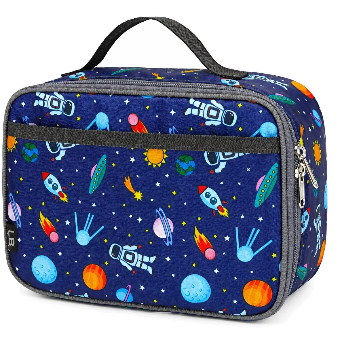 Custom 600d Polyester Insulated Kids Lunch Bag with PEVA Lining for School and Travel