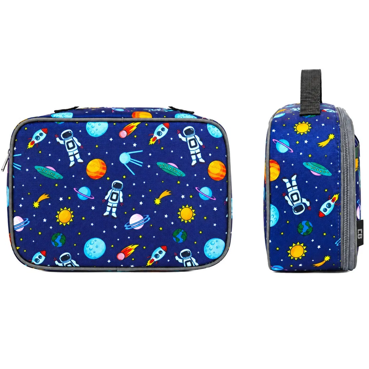 Custom 600d Polyester Insulated Kids Lunch Bag with PEVA Lining for School and Travel