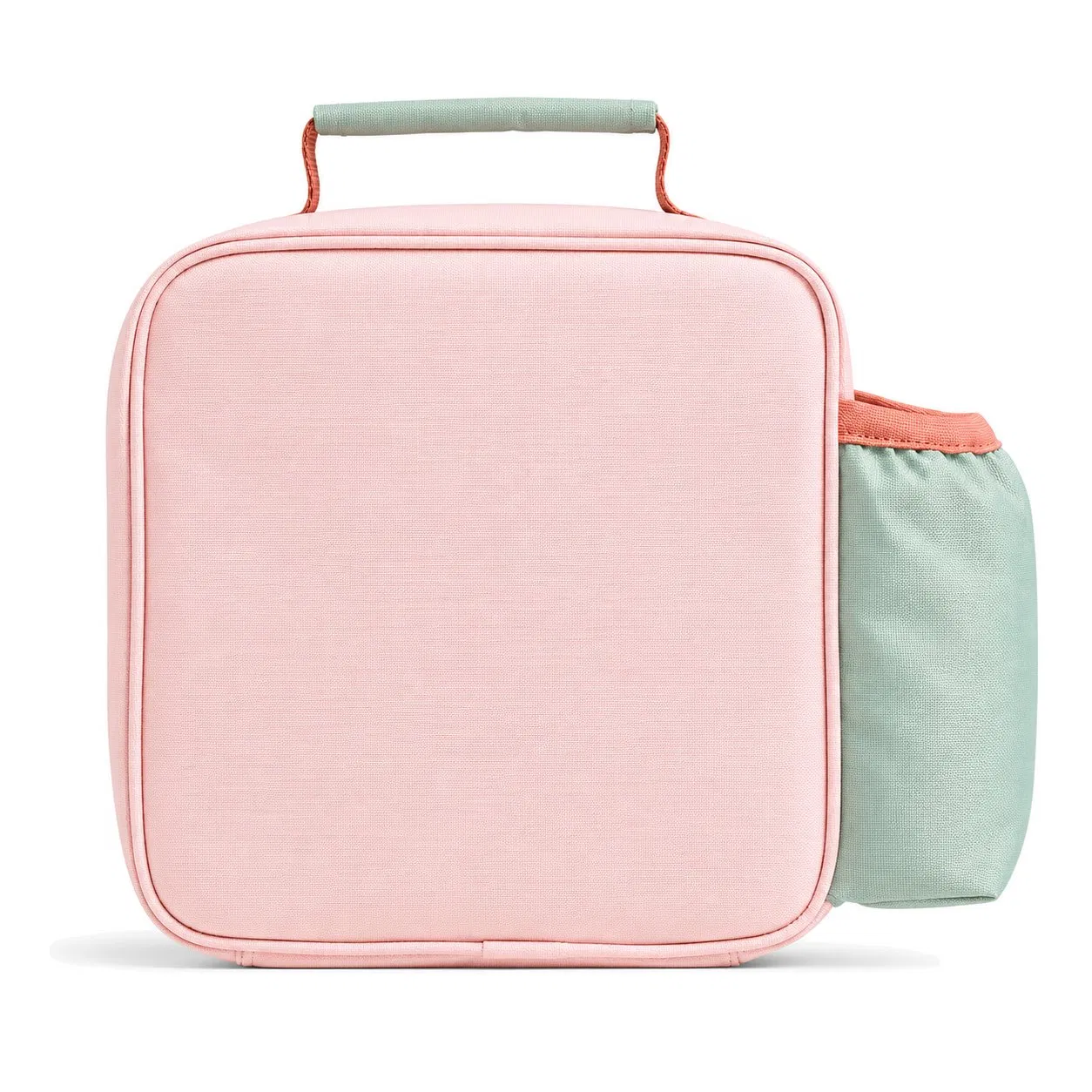 Custom Soft Insulated Kids Lunch Bag with Bottle Pocket and Padded Handle for School Picnics