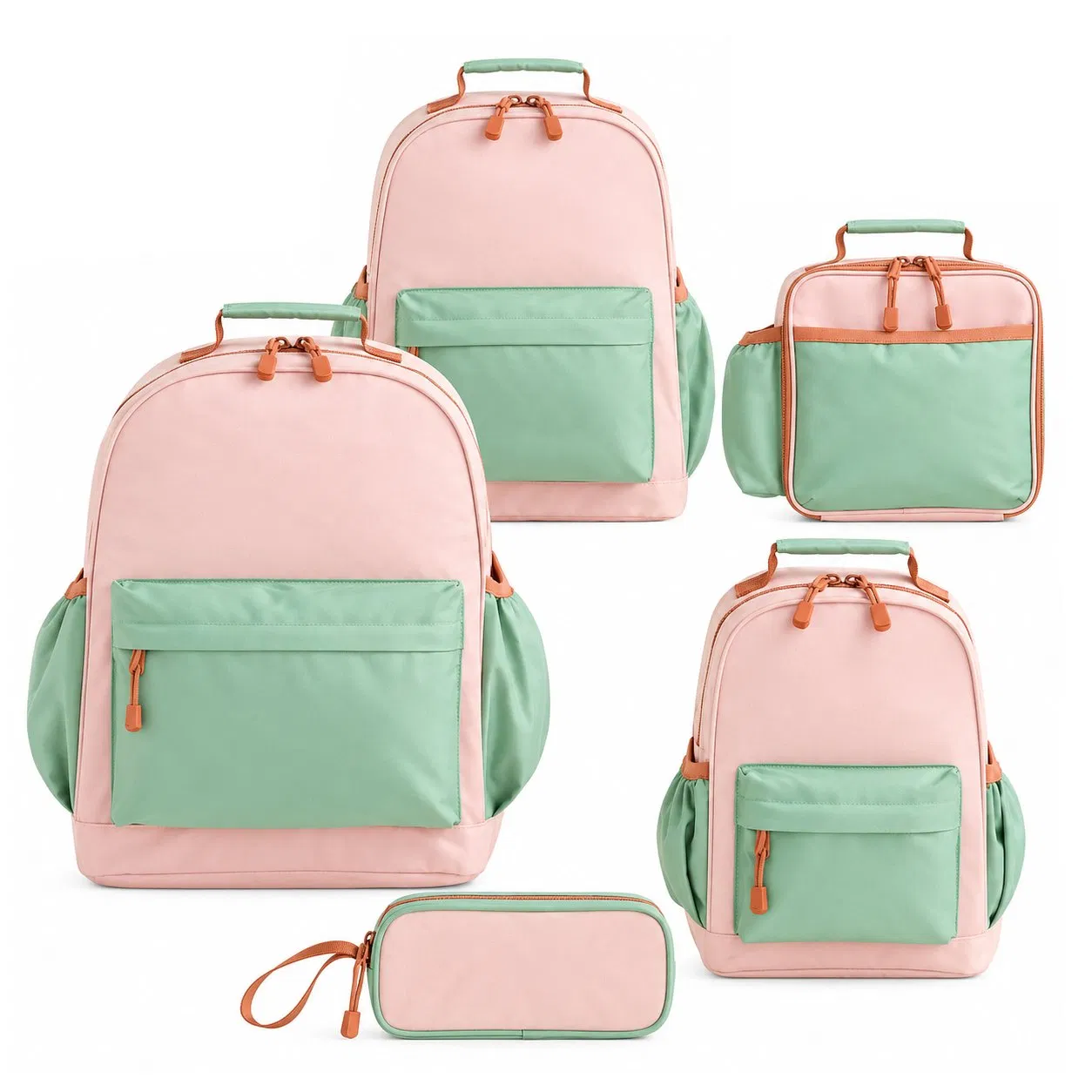 Custom Kids School Backpack with Padded Adjustable Straps and Side Bottle Pockets