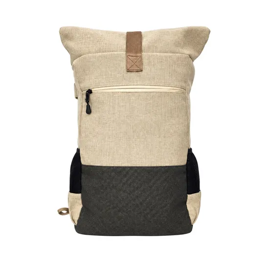 Custom Expandable Laptop Backpack with USB Plug and Luggage Handle Sleeve for Daily Travel