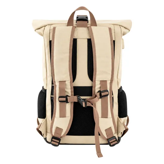 Custom Expandable Laptop Backpack with USB Plug and Luggage Handle Sleeve for Daily Travel