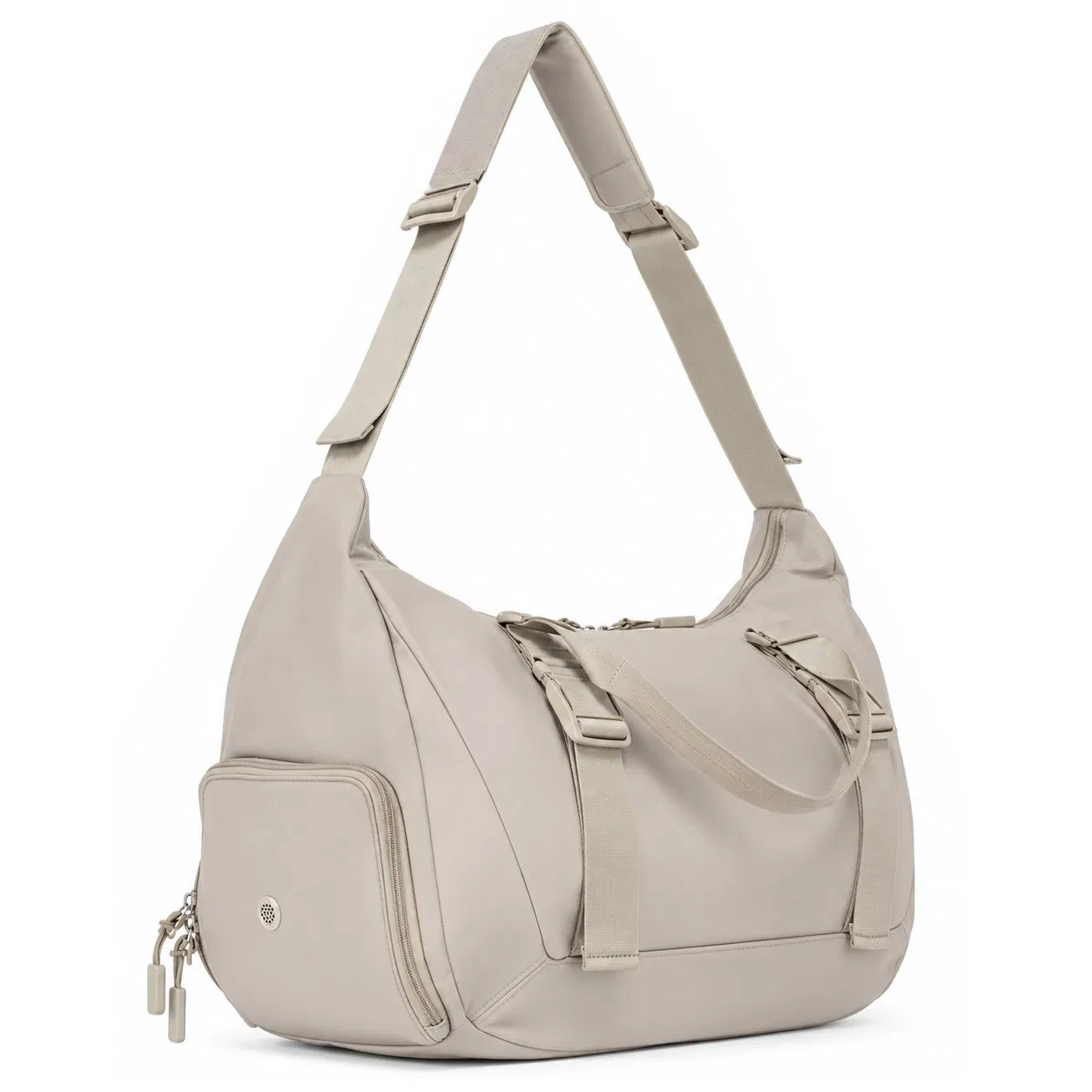 Custom Nylon Gym Duffel Bag with Adjustable Shoulder Strap and Soft Handle for Weekend Travel