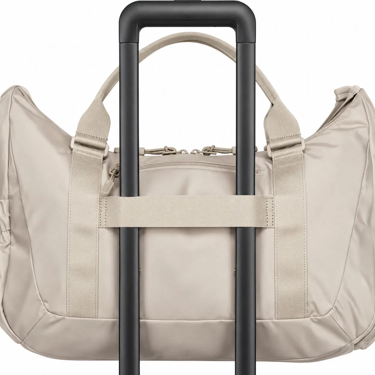 Custom Nylon Gym Duffel Bag with Adjustable Shoulder Strap and Soft Handle for Weekend Travel