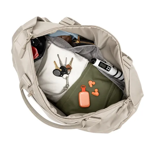 Custom Gym Travel Duffel Bag with Shoe Compartment and Adjustable Strap for Weekend Trips
