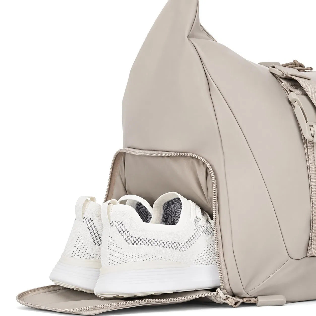 Custom Gym Travel Duffel Bag with Shoe Compartment and Adjustable Strap for Weekend Trips