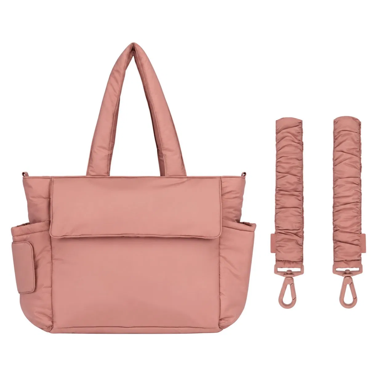 Custom Polyester Stroller Organizer Diaper Bag with Shoulder Carry for Daily Baby Essentials