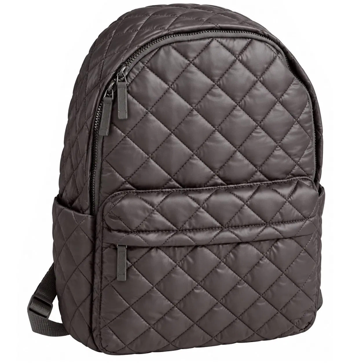 Custom Quilted Commuter Laptop Backpack with Padded Sleeve and Luggage Handle Pocket for Travel