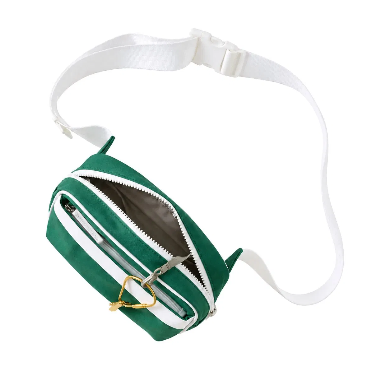 Custom Polyester Belt Waist Bag with Zipper Closure for Running Walking and Hiking