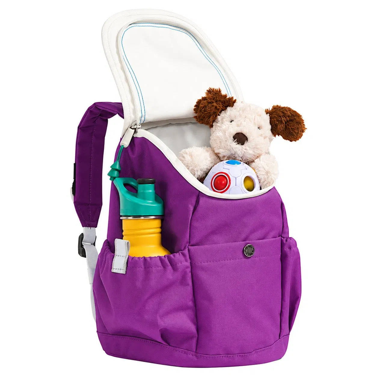 Custom Oxford Kids Mini School Backpack with Adjustable Shoulder Straps and Zipper Closure