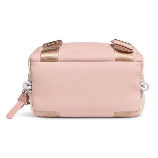 Custom Mini Nylon Gym Tote Bag for Women with Wet Compartment and Adjustable Strap