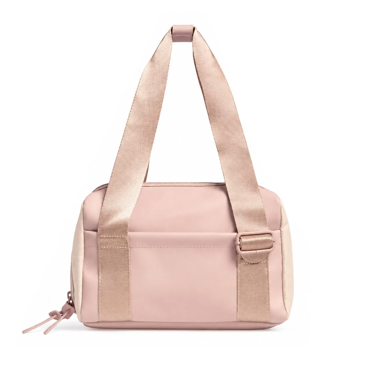 Custom Mini PU Leather Gym Tote Bag for Women with Adjustable Strap for Travel
