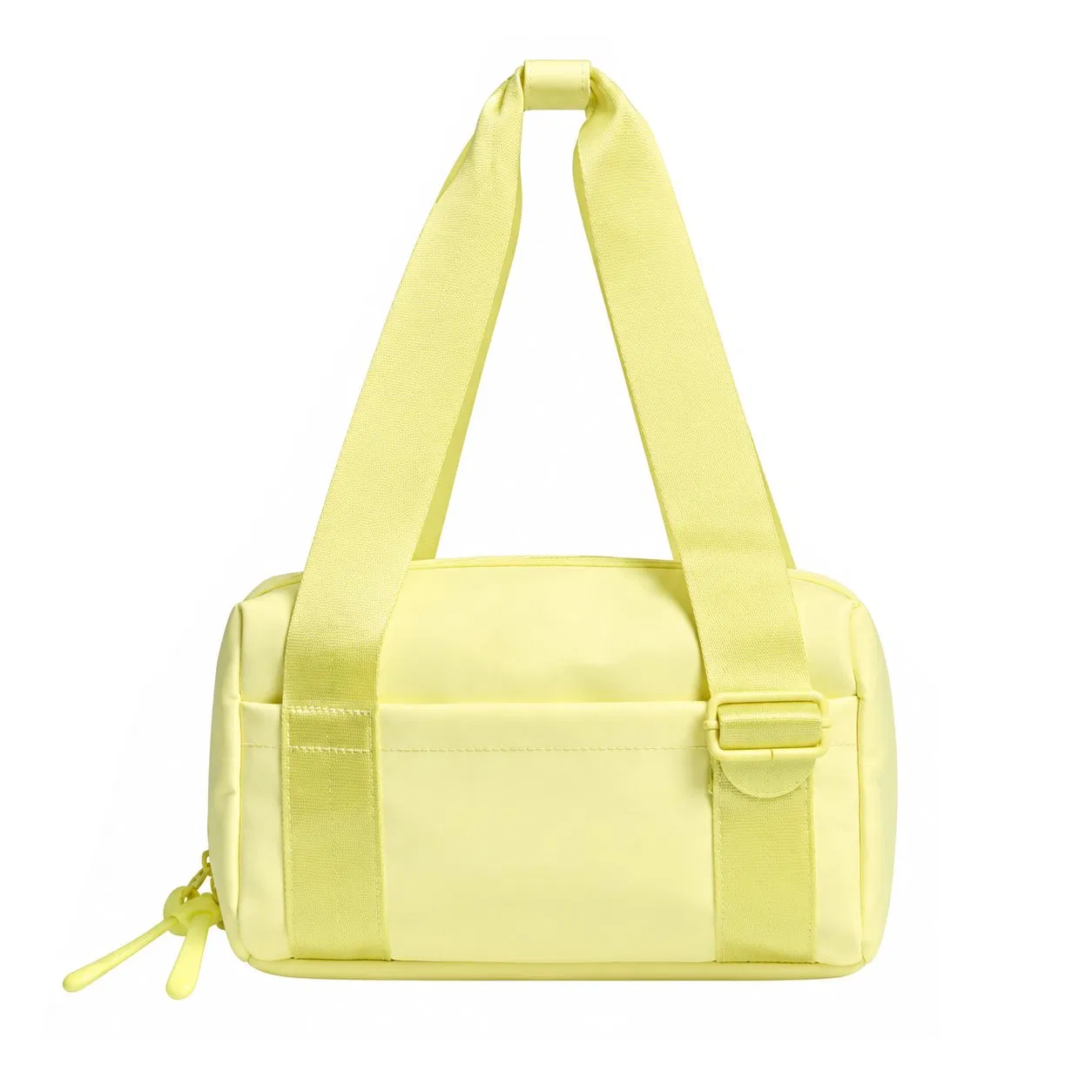 Custom Mini PU Leather Gym Tote Bag for Women with Adjustable Strap for Travel