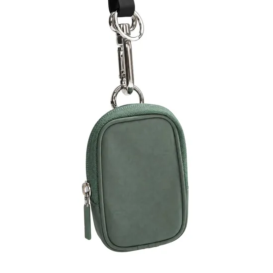 Custom Nylon Zipper Coin Purse Keychain Wallet for Cards and Small Daily Essentials