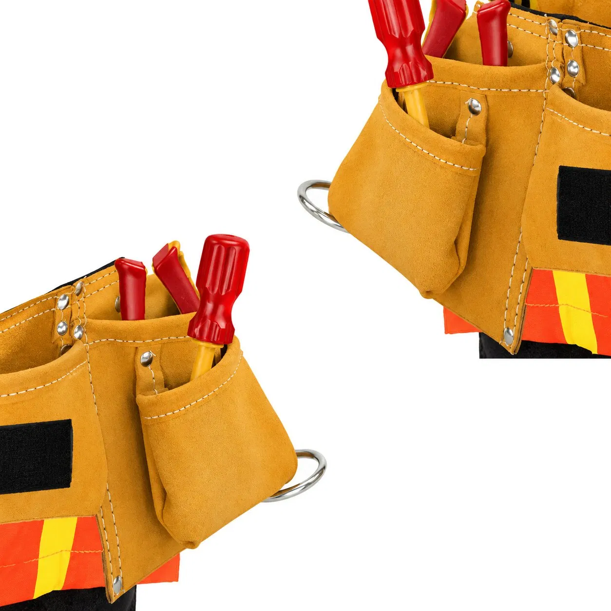 Custom Kids Pretend Play Tool Belt with Adjustable Buckle Strap and Multiple Storage Pockets