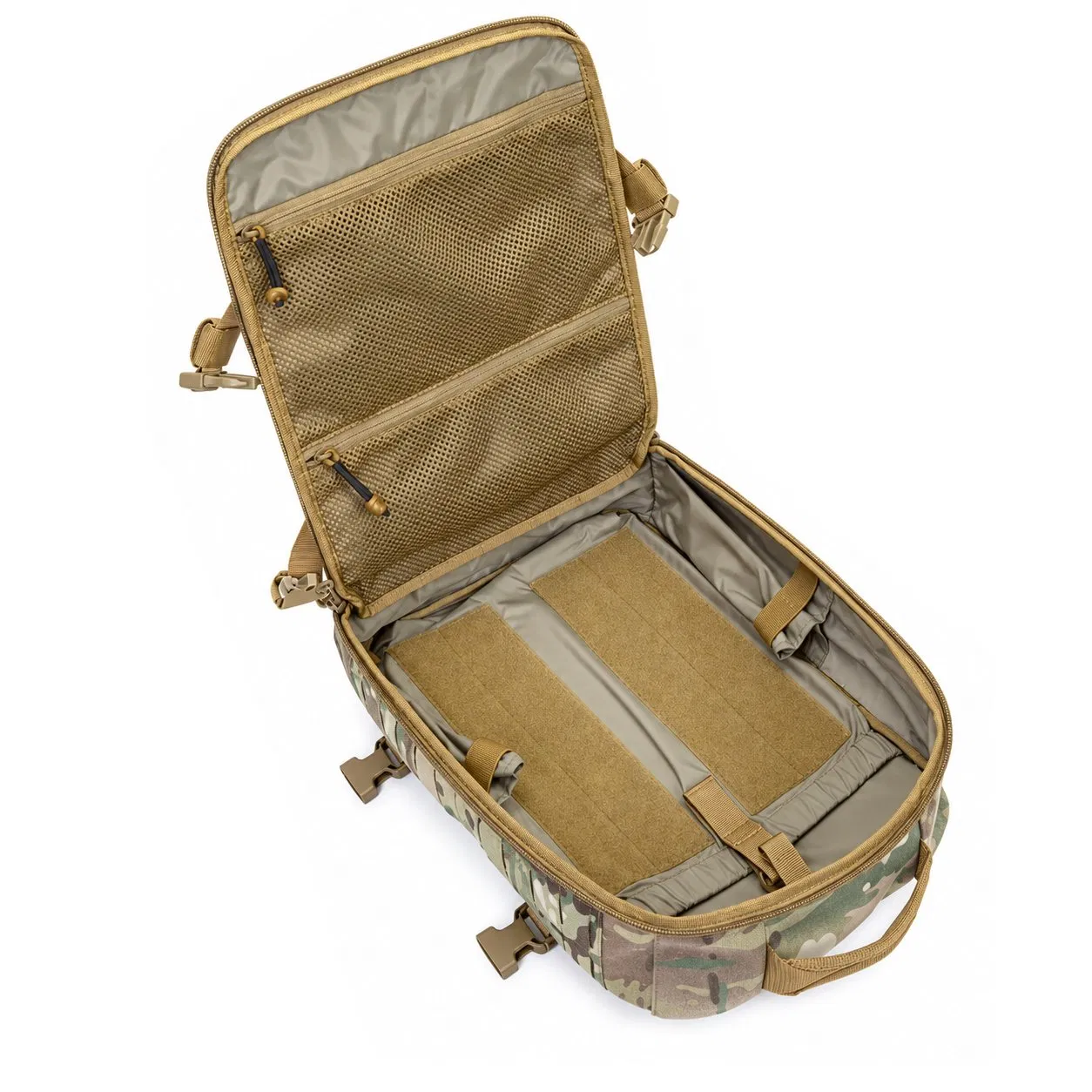 Custom Nylon Molle Helmet Backpack with Retention Straps for Hiking Camping and Travel