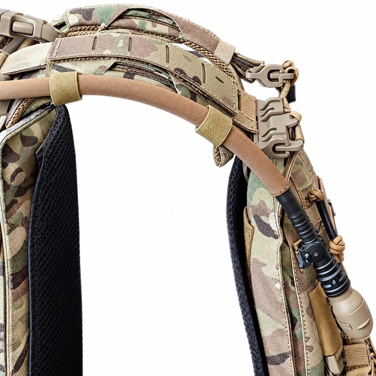 Custom Nylon Molle Helmet Backpack with Retention Straps for Hiking Camping and Travel