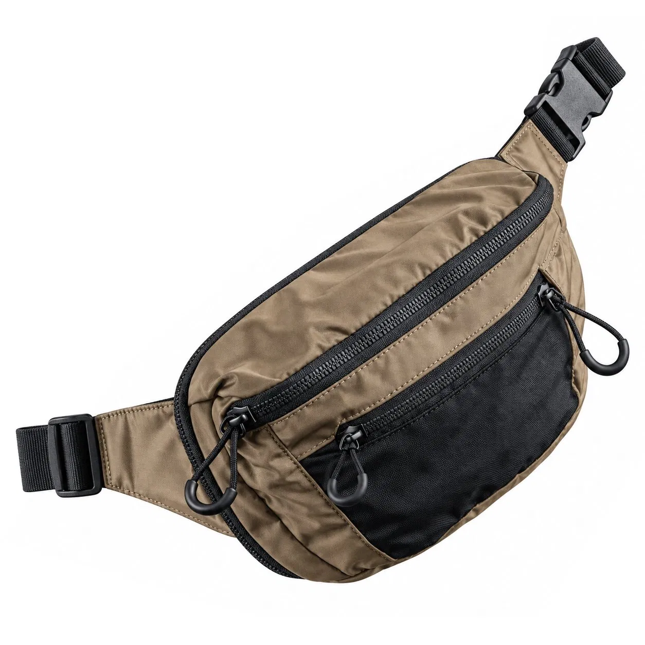 Custom Nylon Zipper Waist Bag for Running Walking Hiking Cycling and Outdoor Travel