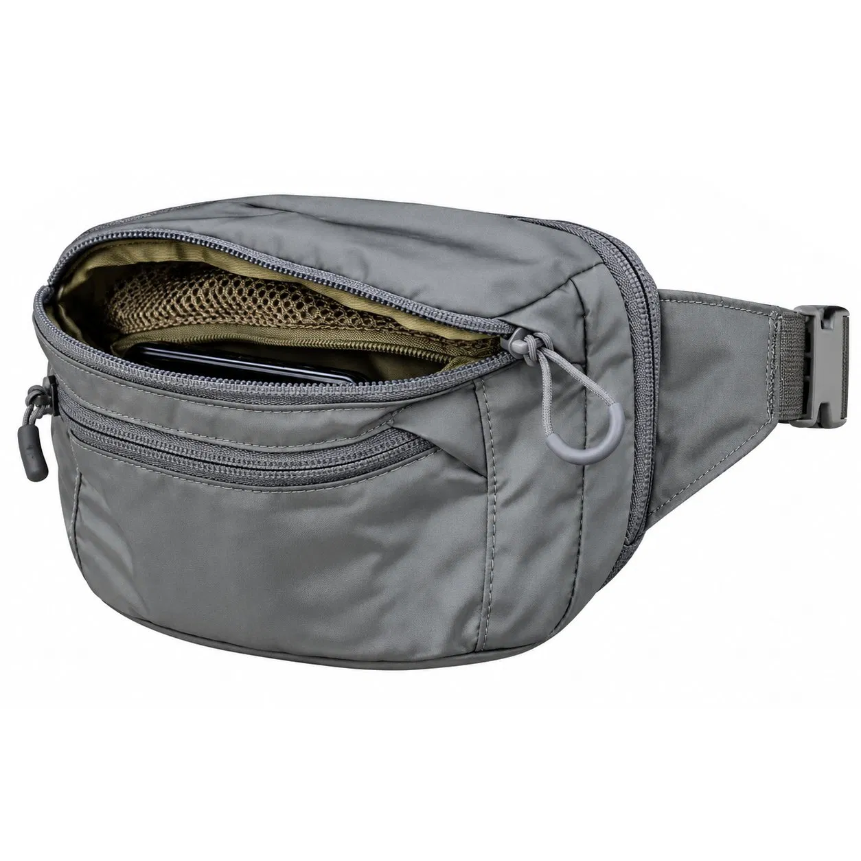 Custom Nylon Zipper Waist Bag for Running Walking Hiking Cycling and Outdoor Travel