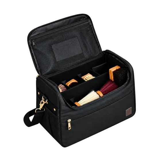Custom Polyester Horse Grooming Tool Organizer Bag with Shoulder Strap for Travel and Storage