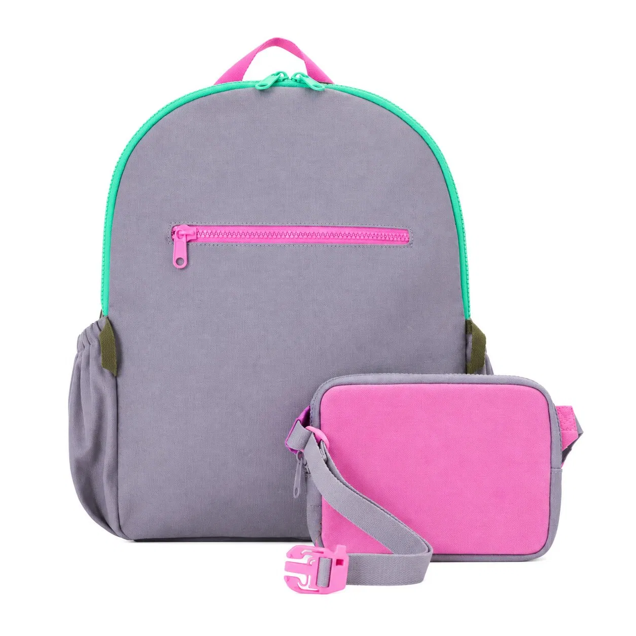 Custom Polyester Kids School Backpack with Interior Compartment for Kindergarten Travel and Daily Use