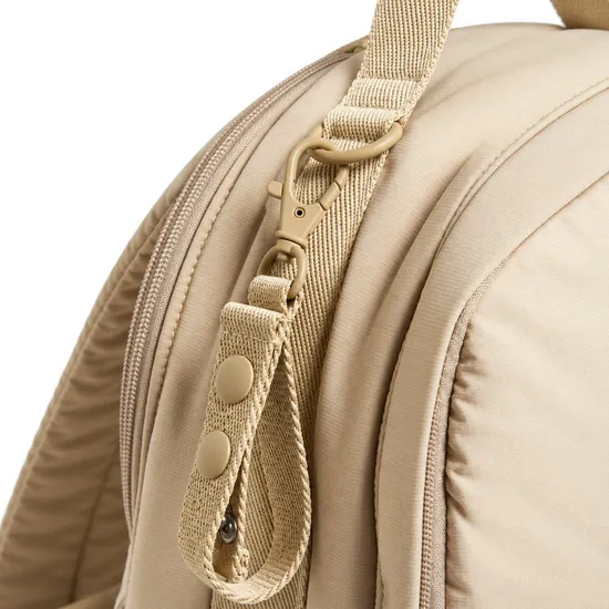 Custom Quilted PU Diaper Backpack with Spacious Compartments for Mommy and Baby Travel