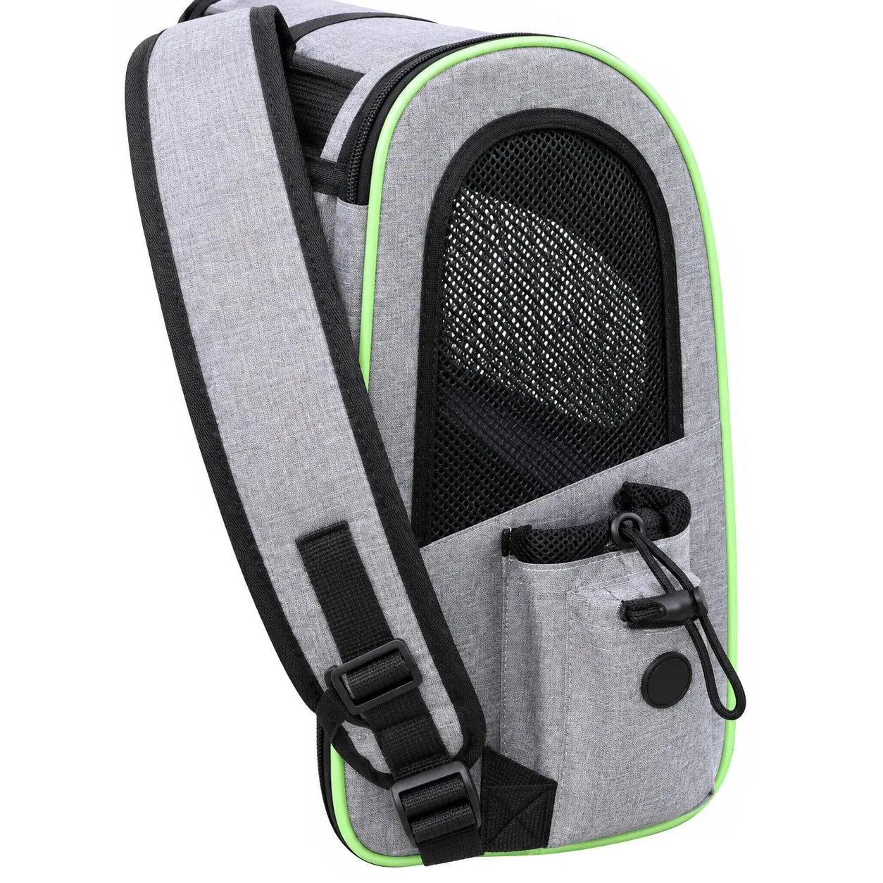 Portable Foldable Oxford Pet Carrier Backpack with Breathable Mesh and Storage Pockets
