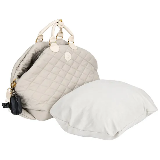 Custom Nylon Puffer Pet Carrier Tote Bag with Polyester Lining for Cat and Dog Travel