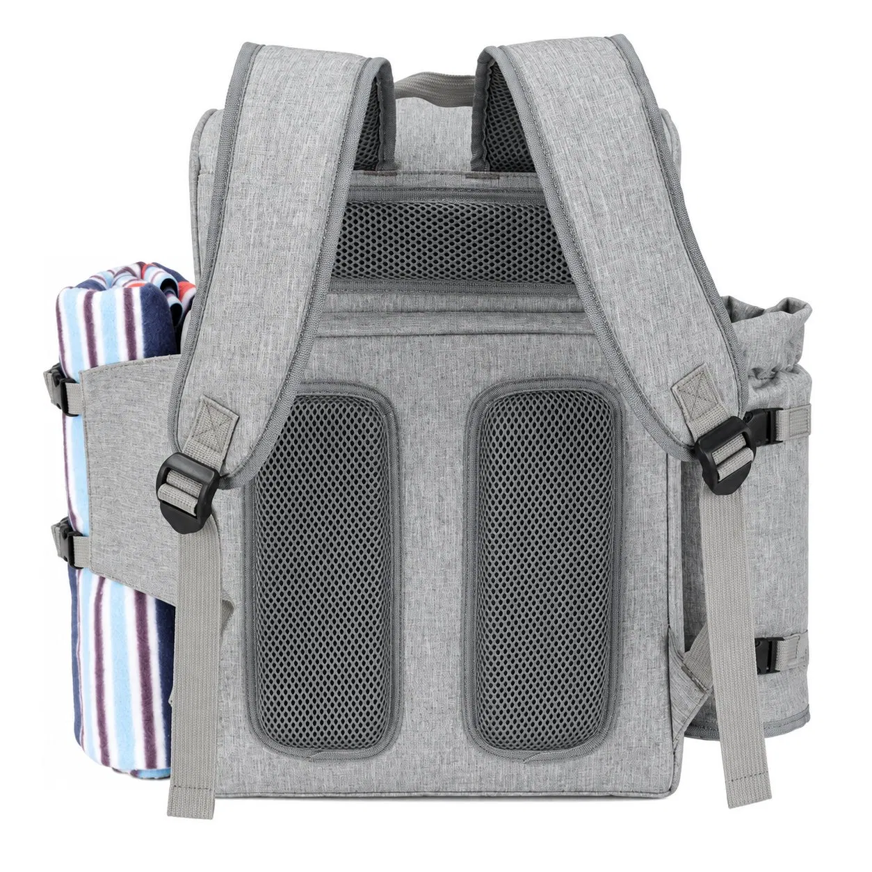 Portable Polyester Insulated Cooler Backpack with PEVA Lining for Picnic and Lunch Storage