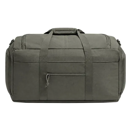 Custom Polyester Sports Gym Travel Duffle Bag with Adjustable Storage Dividers