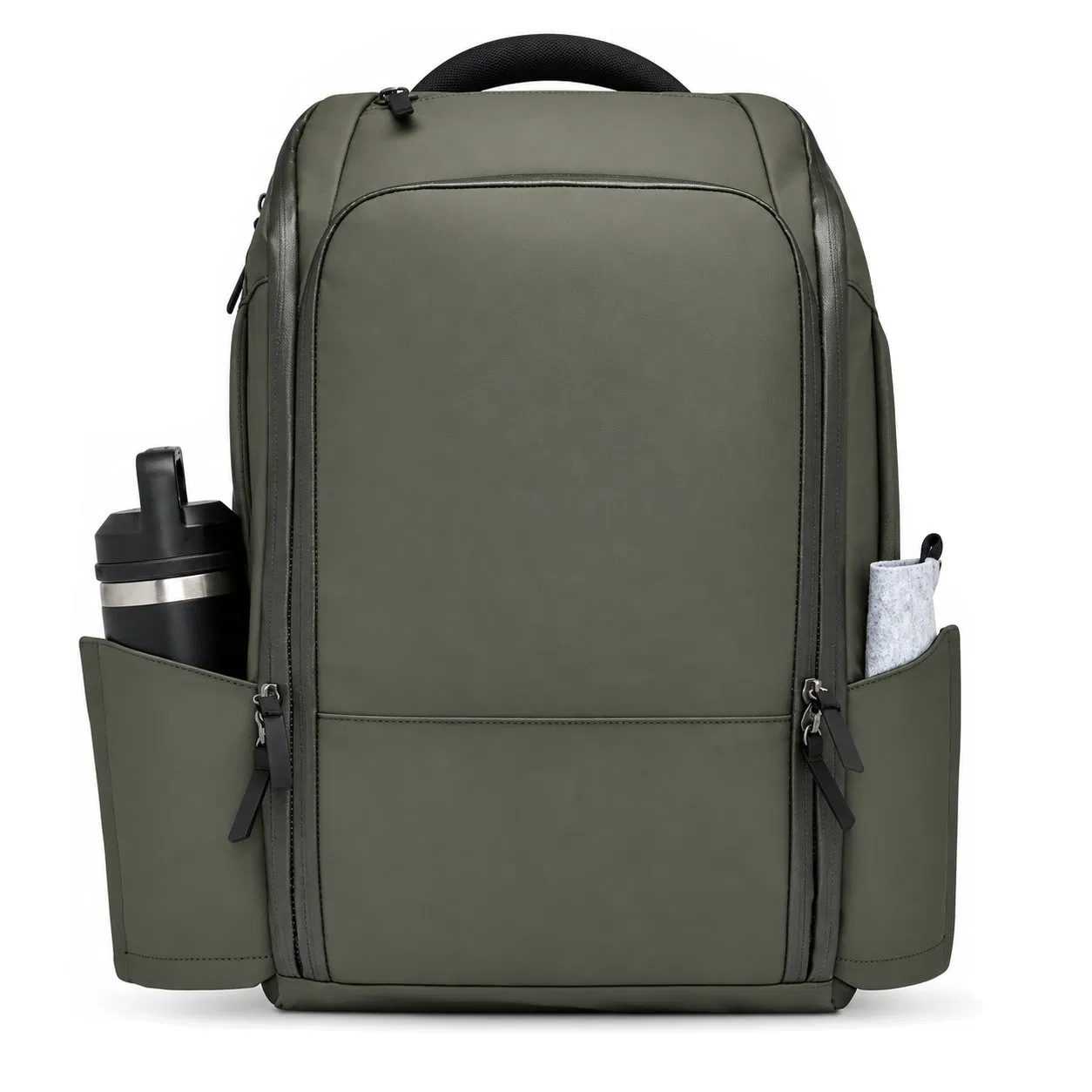 Custom Business Laptop Travel Backpack with Interior Slot Pocket and Waterproof Design