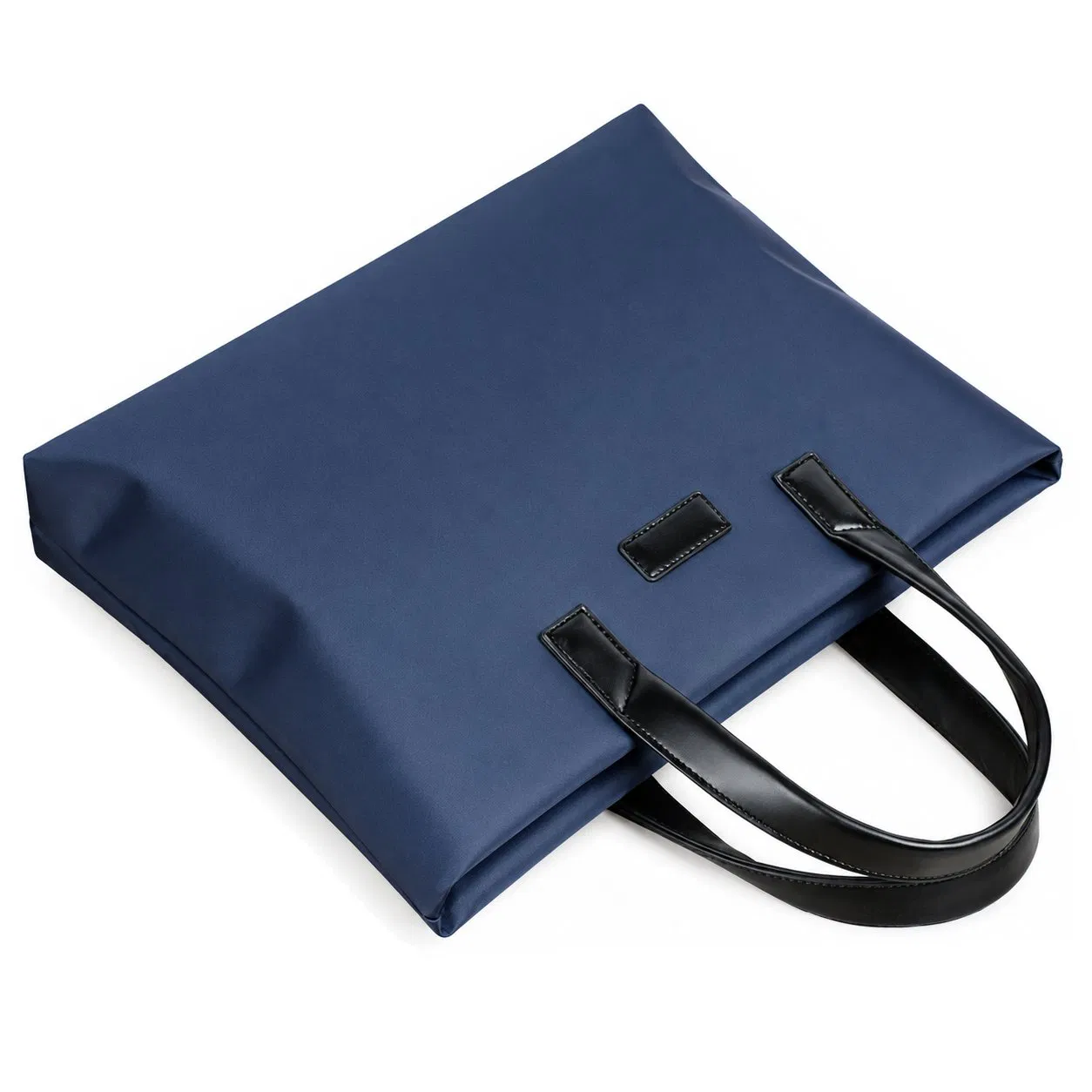 Custom Nylon Laptop Tote Handbag with Polyester Lining for Men Business and Travel