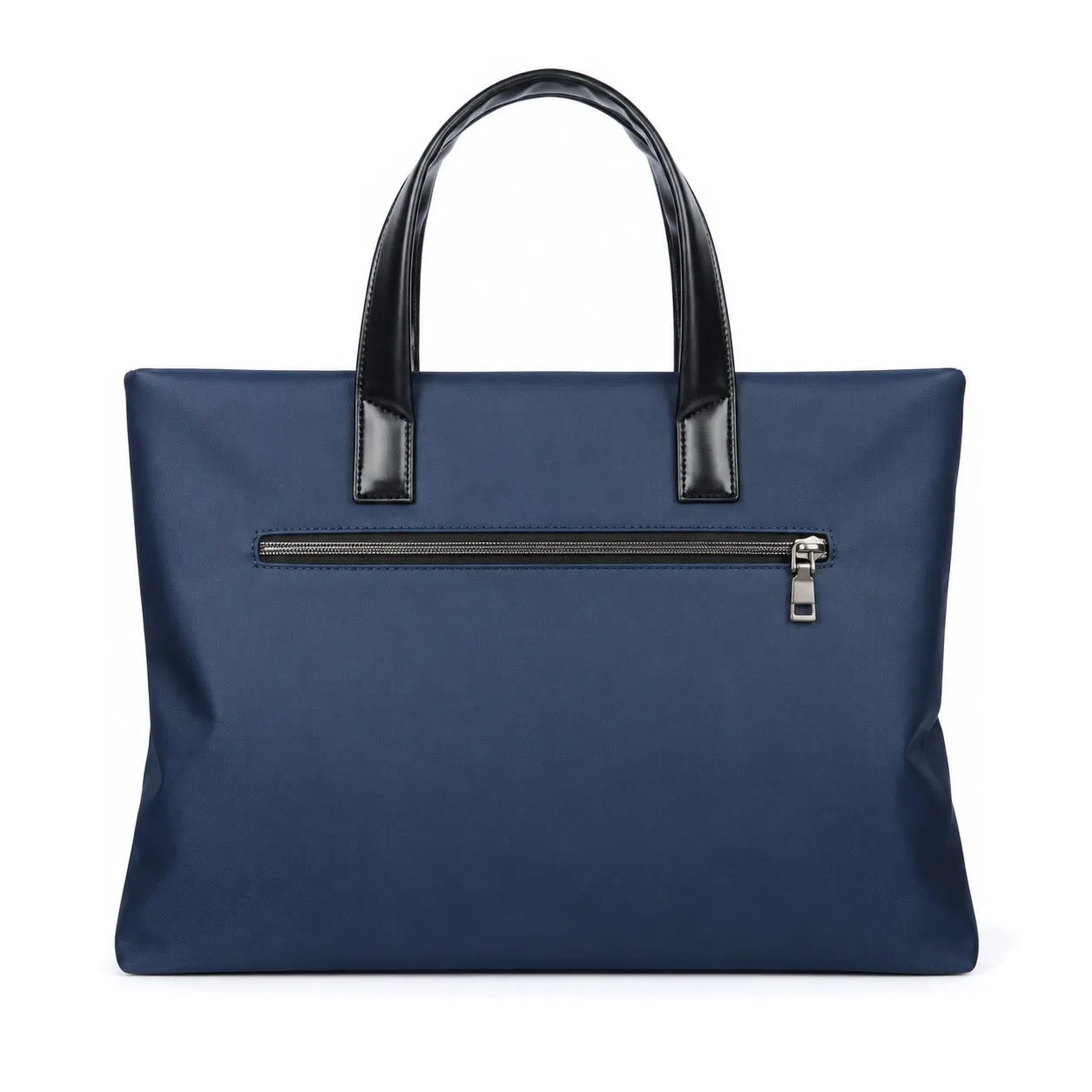 Custom Nylon Laptop Tote Handbag with Polyester Lining for Men Business and Travel