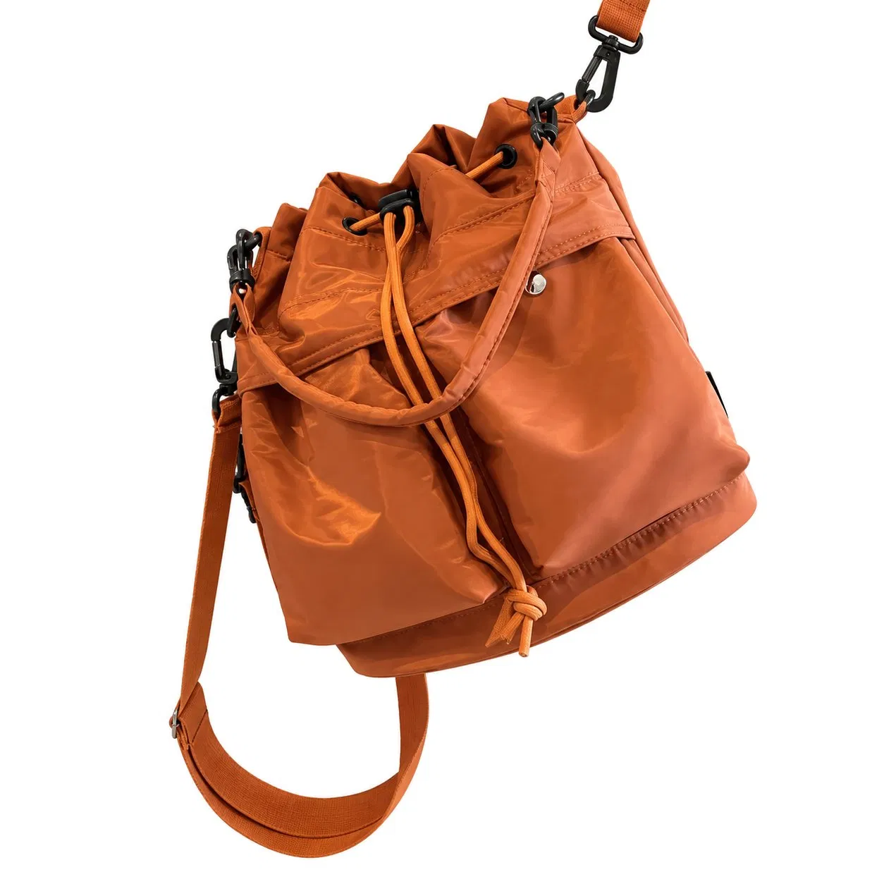 Custom Lightweight Nylon Multi Pocket Backpack for Women School and Travel Use