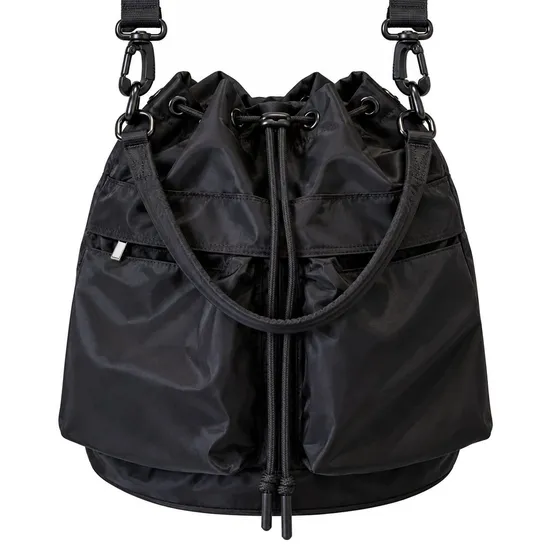 Custom Lightweight Nylon Multi Pocket Backpack for Women School and Travel Use